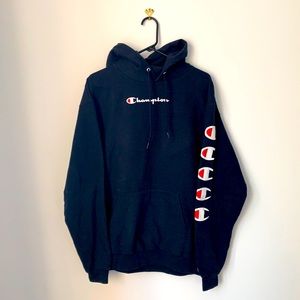 Champion authentic navy hoodie